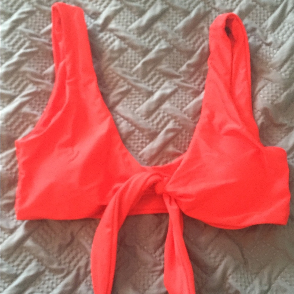 Zaful - Red Bikini Top